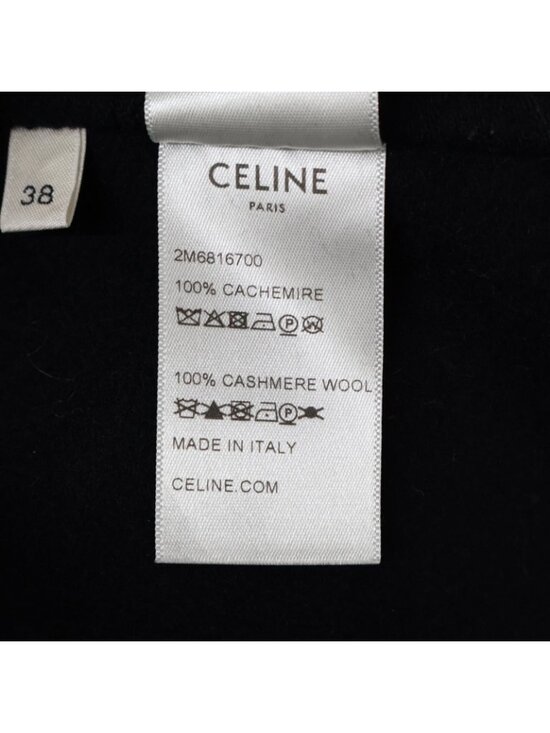 Celine Eddie Era with Belt Cashmere 38